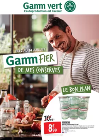 Prospectus Gamm vert MATHA : Gamm FIER DE MES CONSERVES