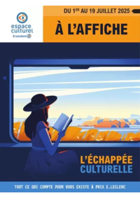Prospectus Espace culturel E.Leclerc MENNEVAL-BERNAY : E.Leclerc Espace Culturel SELECTION ÉTÉ