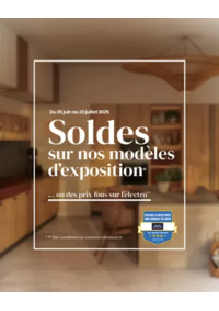Prospectus Cuisines références FLEURY LES AUBRAIS : C’est maintenant chez Cuisines Références avec nos modèles d’exposition et électroménagers en SOLDES
