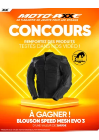 Prospectus Moto Axxe ALES : Alors plutôt que de tout entasser, autant vous en faire profiter !