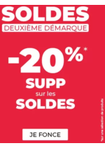 Prospectus Dégriff'Stock : Deuxième démarque soldes Jusqu'à -20%