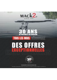 Prospectus Pacific Pêche ROUEN - TOURVILLE-LA-RIVIÈRE : Ce mois-ci découvrez une NOUVELLE sélection de produits de la marque Mack2 à un prix EXCEPTIONNEL !