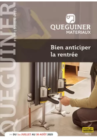 Prospectus Quéguiner matériaux Landivisiau : Bien anticiper la rentrée