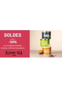 Prospectus Kusmi Tea Kiosk Lyon : Soldes Jusqu'à -50%