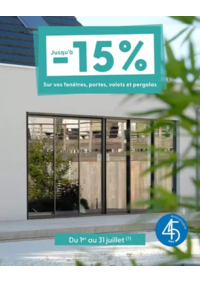 Prospectus Tryba PIREY : Jusqu’à -15% sur fenêtres, volets, portes et pergolas