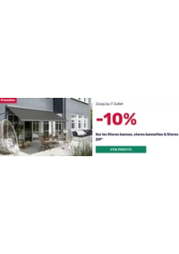 Prospectus K par K LE MANS : -10% Sur les Stores bannes, stores bannettes & Stores ZIP*