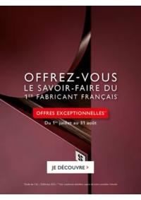 Prospectus Cuisines Schmidt SAINT-PAUL-LES-DAX : Offrez-vous le savoir-faire du premier fabricant français* !