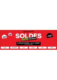 Prospectus Gemo SOISSONS ZAC DE L'ARCHER : Soldes Jusqu'à -70%