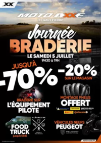 Prospectus Moto Axxe VEZIN LE COQUET / RENNES : SOLDES jusqu'à -70 %