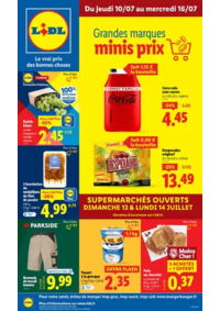 Prospectus Lidl PARIS 247 rue de Crimée : Retrouvez vos marques préférées du quotidien à prix minis en supermarché Lidl !
