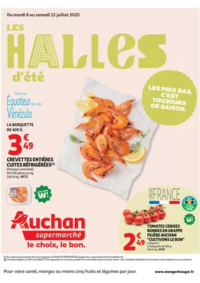 Prospectus Auchan Supermarché Paris 12 Reuilly : Les halles d'été, les prix bas c'est toujours de saison