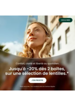 Prospectus Général d'Optique : Jusqu'à -20% dès 2 boîtes, sur une sélection de lentilles.