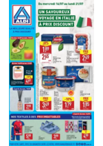Prospectus Aldi : Un savoureux voyage en Italie à prix discount