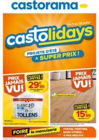 Prospectus Castorama ANGOULEME : Castolidays, projets d'été à super prix !