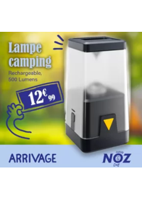 Prospectus Noz Capinghem : ARRIVAGE Lampe camping