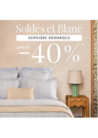 Prospectus Yves Delorme DIJON : Soldes et Blanc Jusqu'à -40%