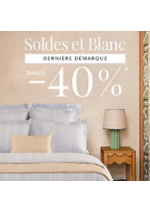 Prospectus Yves Delorme : Soldes et Blanc Jusqu'à -40%