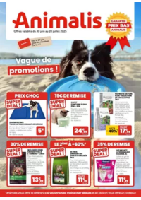 Prospectus Animalis Groslay : Vague de promotion !