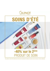 Prospectus Guinot CALUIRE ET CUIRE : SOINS D'ÉTÉ