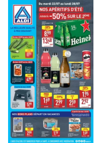 Prospectus Aldi Mâcon Rue du Vallon : Nos apéritifs jusqu'à -50% sur le 2ème
