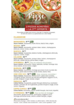 Prospectus Baila Pizza : La carte à emporter