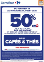 Prospectus Carrefour Express : OPERATION BON D’ACHAT SUR LES CAFES & THES