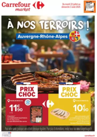 Prospectus Carrefour Market BOURISP : A NOS TERROIRS ! AUVERGNE RHÔNE-ALPES