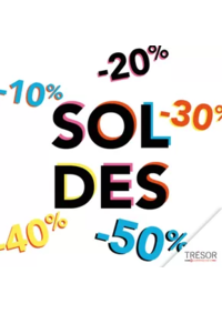 Prospectus Trésor Bijoux LEERS : Soldes