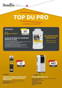 Prospectus Dompro BELLEU : Top Du Pro
