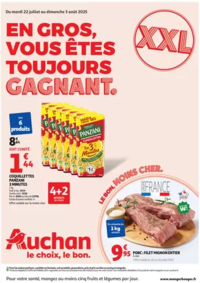 Prospectus Auchan BEZIERS : En gros, vous êtes toujours gagnant