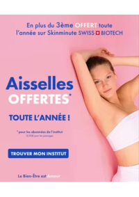 Prospectus Body minute LYON 107 cours Albert Thomas : Nos soins et épilations