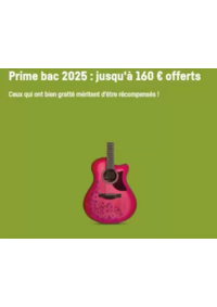 Prospectus CIC EYBENS : Prime bac 2025 : jusqu'à 160 € offerts
