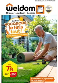 Prospectus Weldom BOURG ST MAURICE : C’est les vacances, je finis tout !