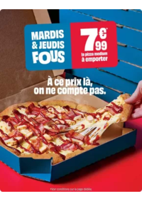 Prospectus Domino's pizza FONTAINEBLEAU : Offre du moment