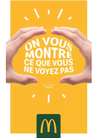 Prospectus McDonald's - SAINT GENIS LAVAL : ON VOUS MONTRE CE QUE VOUS NE VOYEZ PAS
