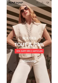 Prospectus NAFNAF Caen 108 & 114 boulevard du Gènèral Leclerc : SOLDES TOUT À -70%