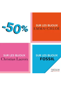 Prospectus Trésor Bijoux ANGERS ESPACE ANJOU : Catalogue Trésor Bijoux