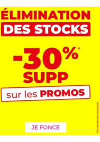 Prospectus Dégriff'Stock SORGUES : Elimination des stocks -30%
