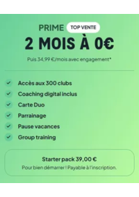 Prospectus Keep Cool Clermont Ferrand : 2 MOIS À 0€