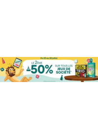 Prospectus King Jouet Gétigné-Clisson : Offre Jeux de société : Le 2ème à -50%