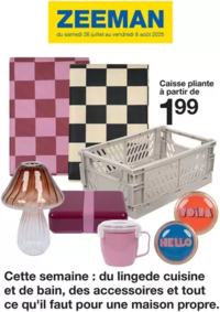 Prospectus Zeeman Rilleux La Pape : Cette semaine : du lingede cuisine et de bain, des accessoires et tout ce qu'il faut pour une maison