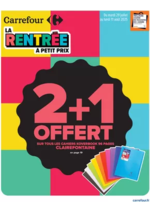 Prospectus Carrefour Contact : LA RENTRÉE À PETIT PRIX