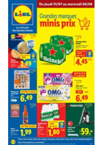 Prospectus Lidl : Cette semaine, retrouvez un ensemble de produits de grandes marques à prix Lidl