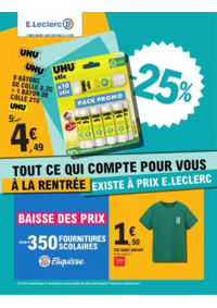 Prospectus E.Leclerc ST JUST EN CHAUSSEE : RENTREE DES CLASSES