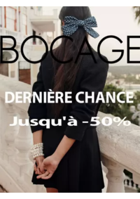 Prospectus Bocage PARIS 110 RUE DE RENNES : DERNIÈRE CHANCE Jusqu'à -50%
