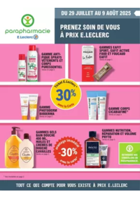 Prospectus Parapharmacie E.Leclerc FAMECK : Prospectus Eté