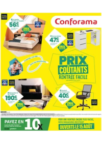 Prospectus Conforama MELUN  : Prix coutants