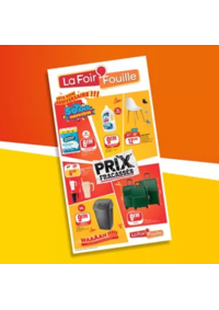 Prospectus La Foir'Fouille Roffiac : Le genre de petits prix qui donnent envie de redécorer toute la maison et préparer son sac de plage…