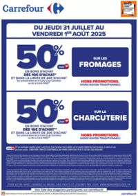 Prospectus Carrefour Market LILLE : OPÉRATION BON D’ACHAT SUR FROMAGES & CHARCUTERIE