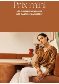 Prospectus Sud express LYON 42 place de la République : Profitez des prix doux sur la collection Eté 2025 et de -20% SUPP dès deux articles Prix Mini acheté